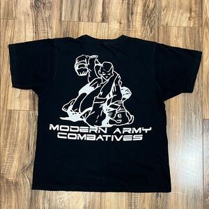 Modern Army Combatives Black T-Shirt Sz M